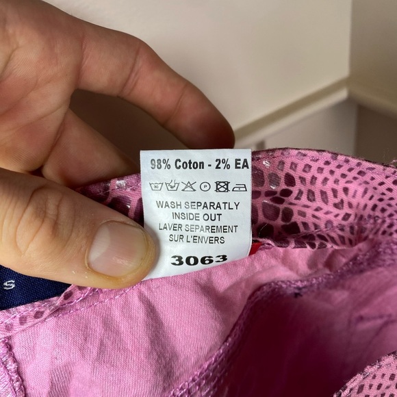 Vintage Acquaverde pink snakeskin flared pants - Picture 7 of 13